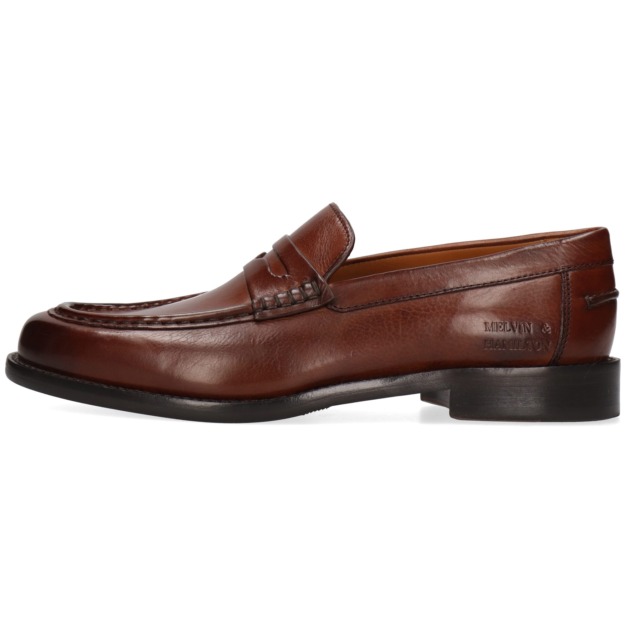 Melvin & Hamilton Gianna 23 Leder-Loafers für Damen Loafer Flache Absätze, Echtes Leder, Vegetabile Gerbung
