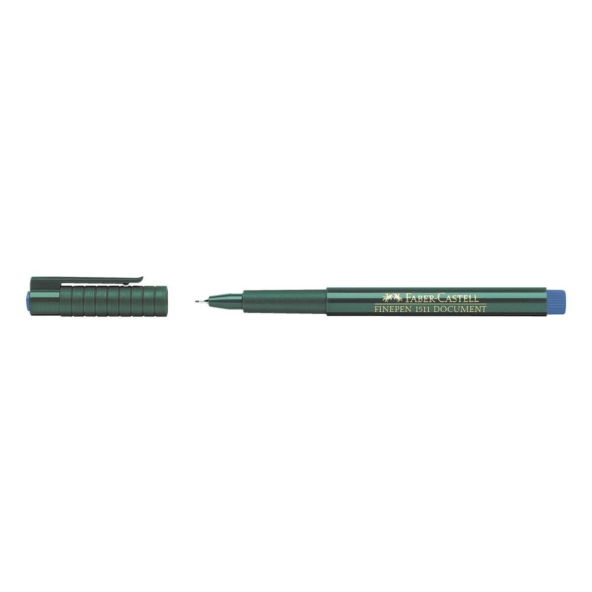 Fineliner Finepen wasserfest Faber-Castell blau 1511,