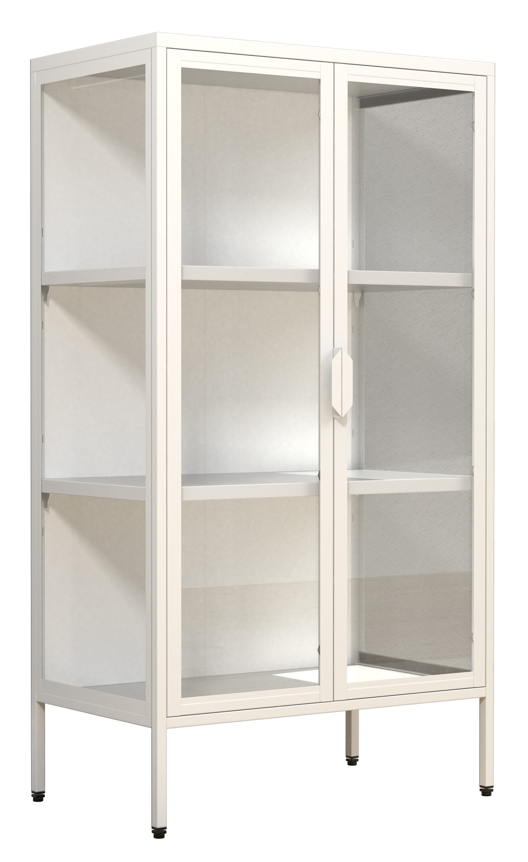 VCM Standvitrine Stahl Glas Standvitrine Vitrine günstig online kaufen