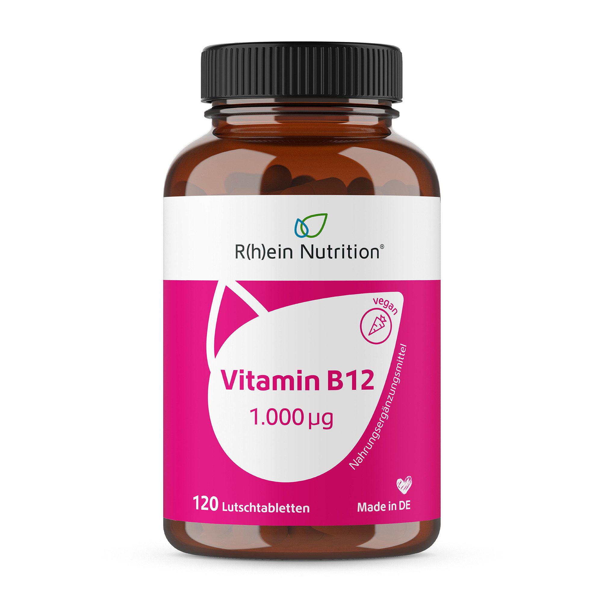 R(h)ein Nutrition Vitamin B12 1.000 μg vegan Lutschtabletten, 120 St., 82.8 g
