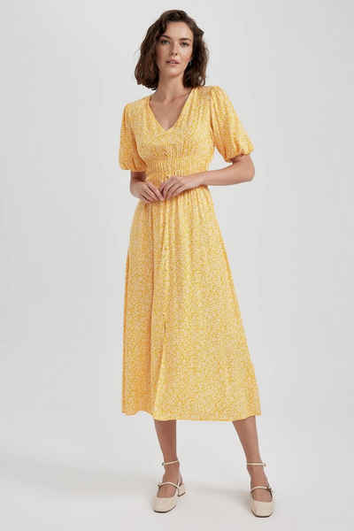 DeFacto Sommerkleid Damen Sommerkleid ELASTIC WAIST DRESS