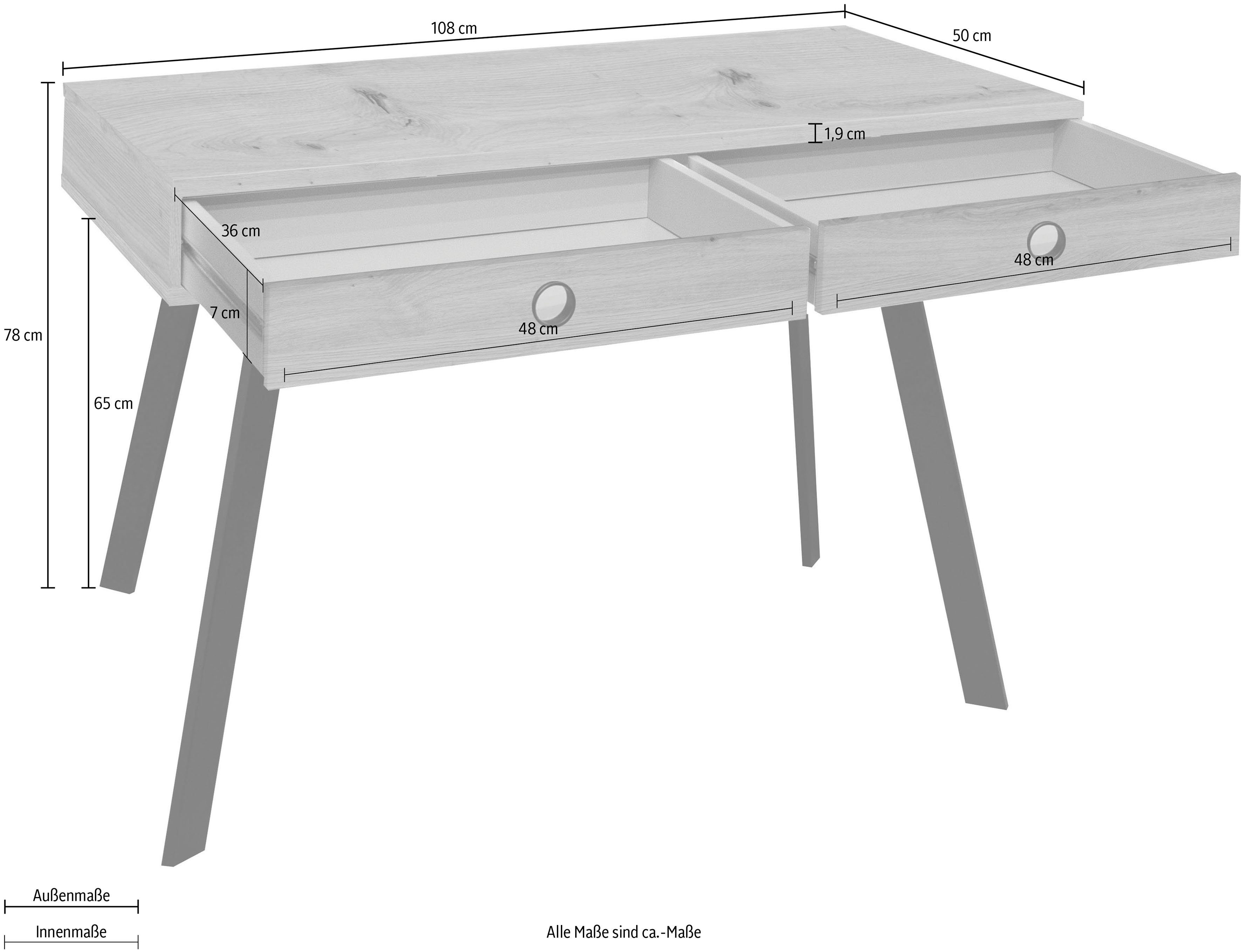 Mäusbacher Schreibtisch Big System Office, Breite 108 cm