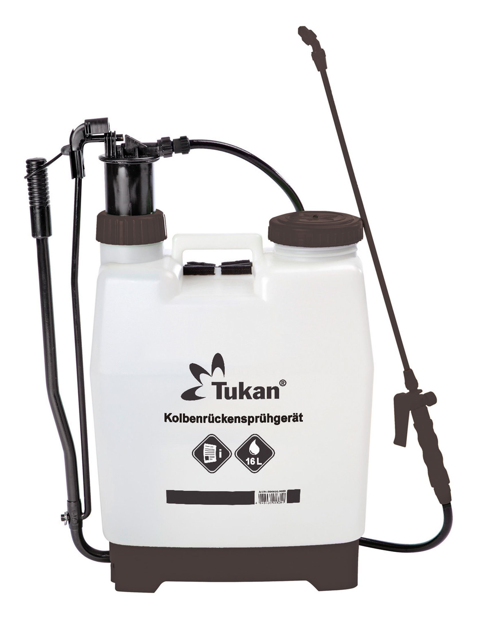 Gloria Drucksprühgerät TUKAN Rückenspritze 16 Liter, Gartenspritze