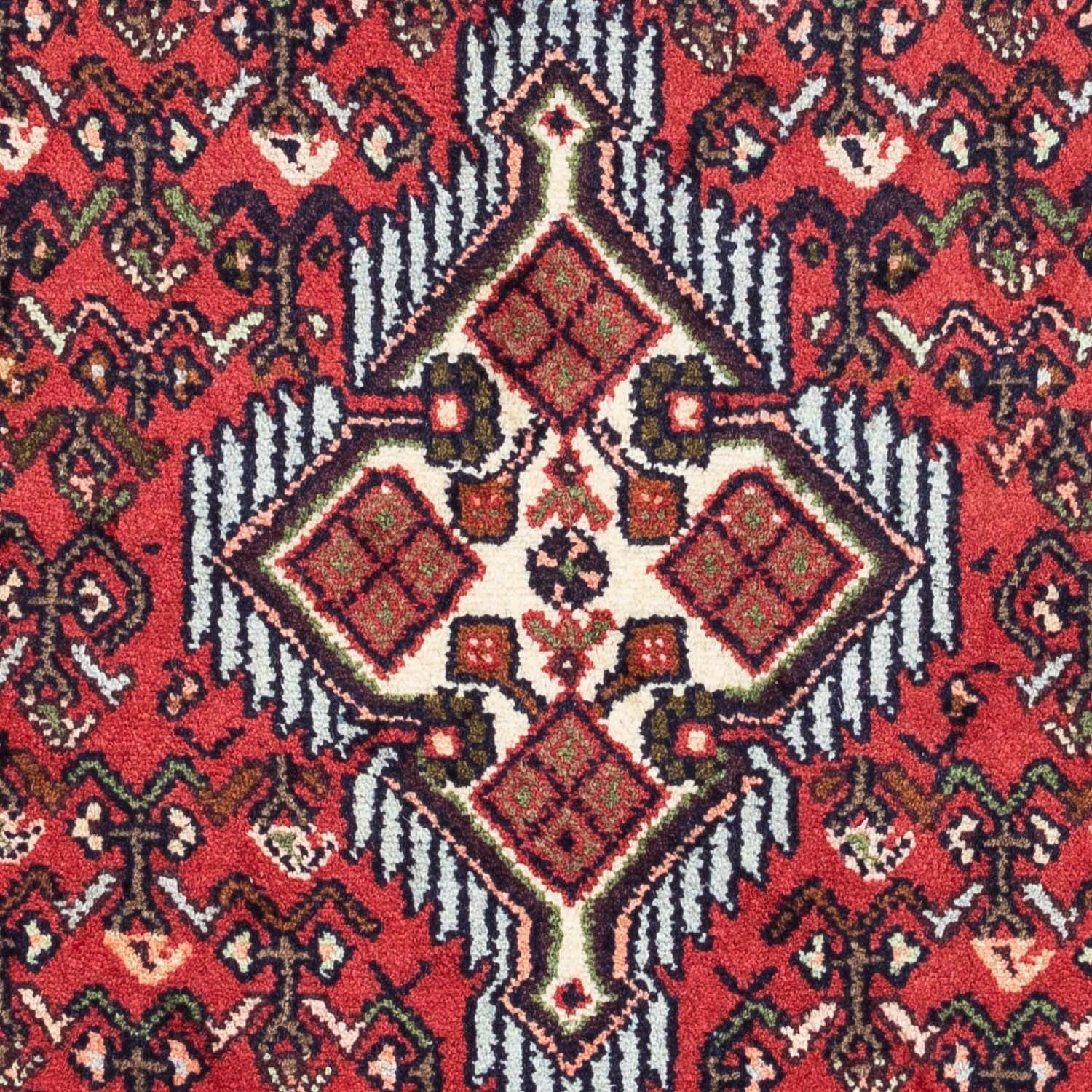 Wollteppich Hosseinabad rechteckig, 125 10 Rosso morgenland, Medaillon x Höhe: cm, mm, Handgeknüpft 80