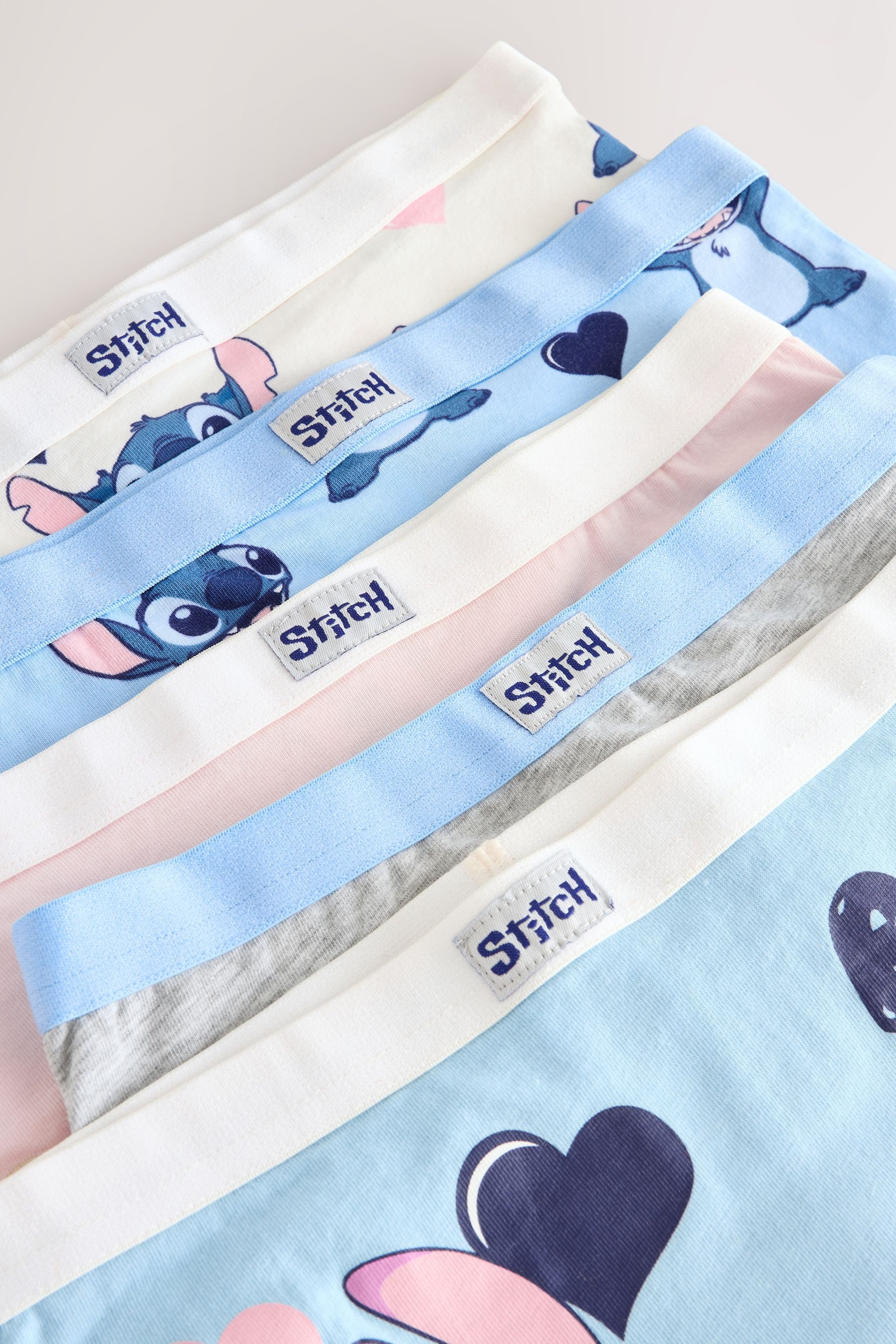 Next Slip Shorts im 5er-Pack, Disney Stitch und Angel (5-St)