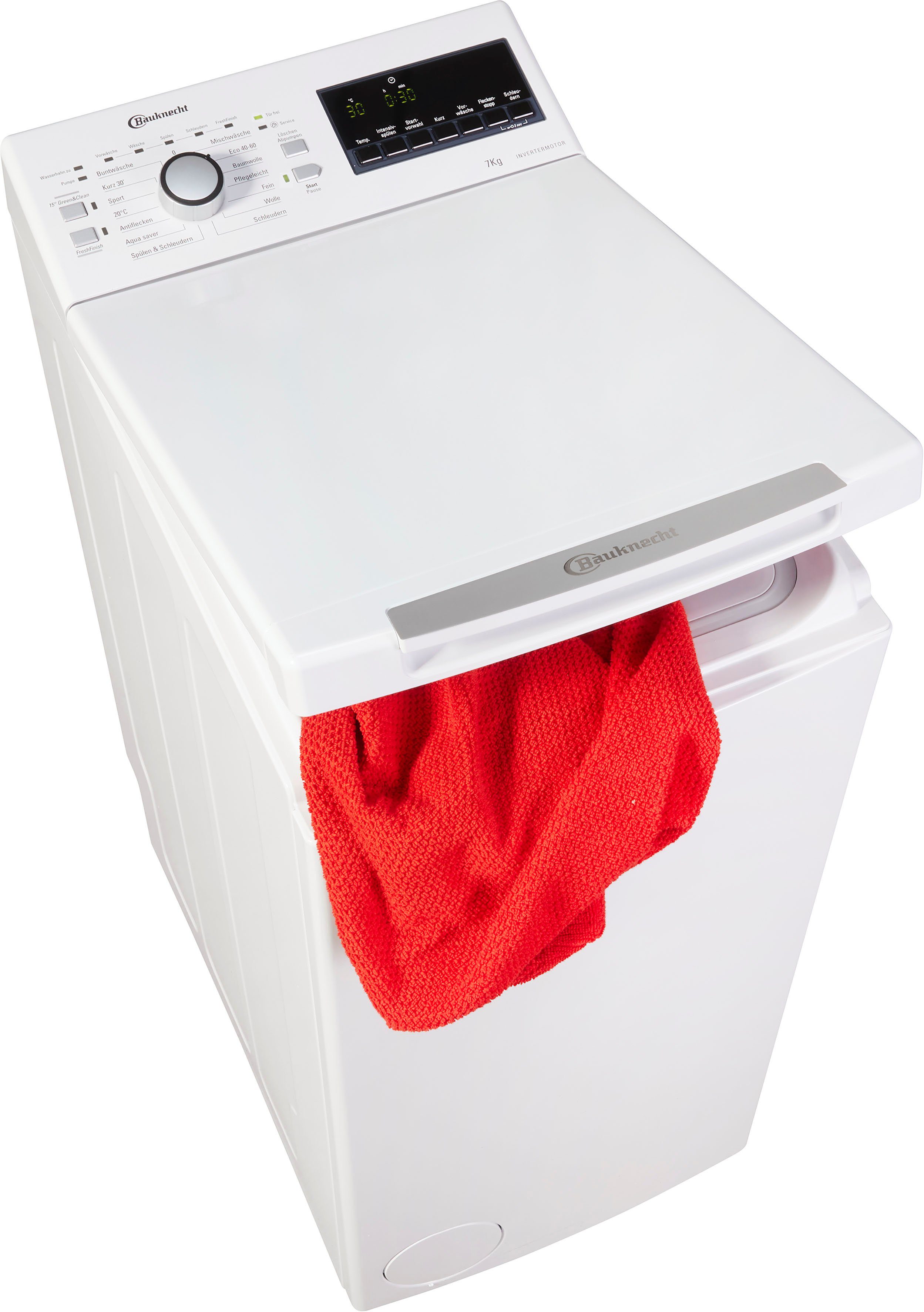 Top-Innovation BAUKNECHT Waschmaschine Toplader WAT 7 U/min kg, 712 B3, 1200 Eco