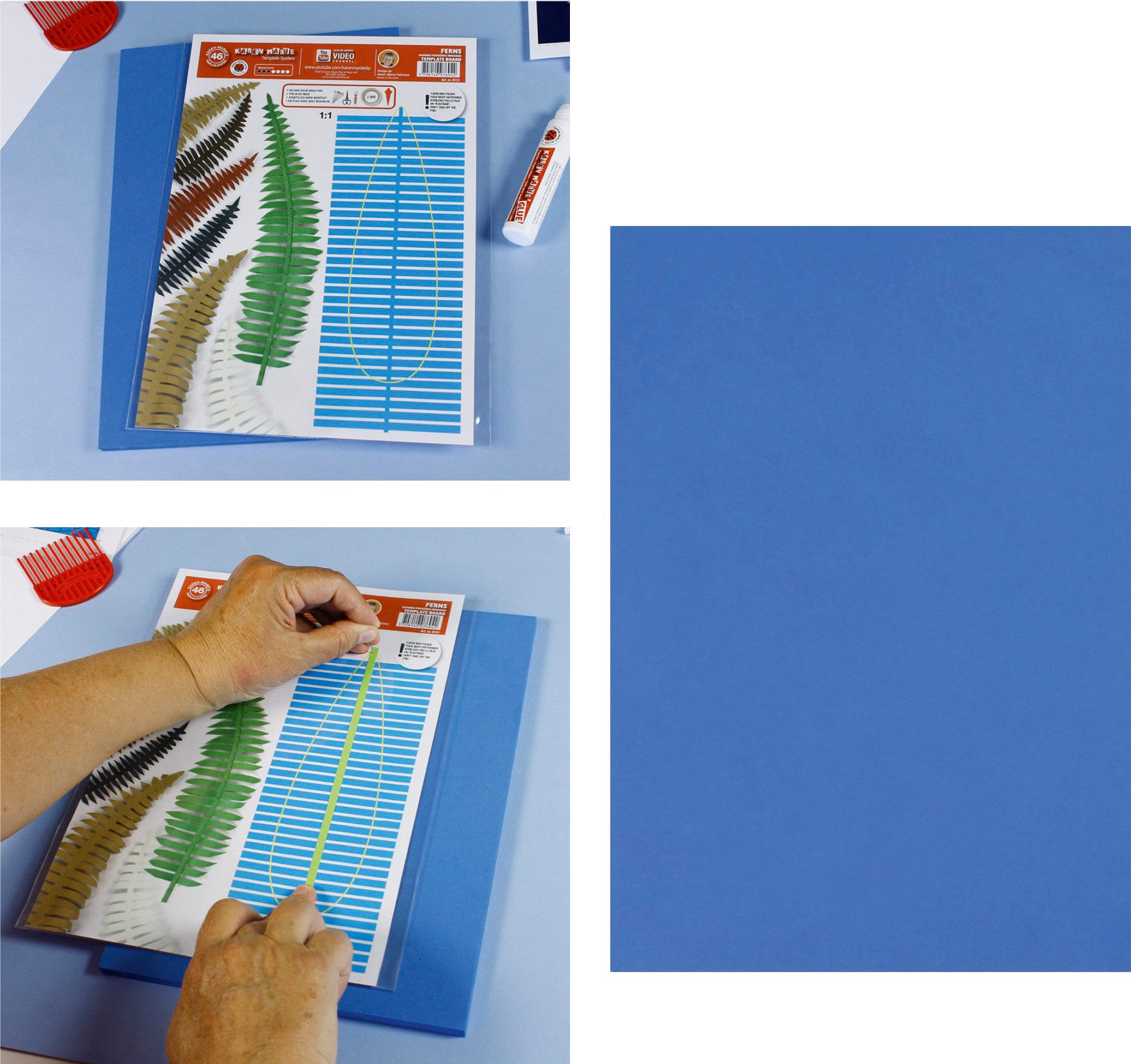 papier+ideen Papiersterne Quilling Foamboard, A4