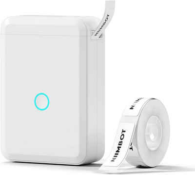 autolock Mini Bluetooth Beschriftungsgerät,Thermo Etikettiergerät Etikettendrucker, (Wireless Label Maker mit Druckrolle für iOS & Android)
