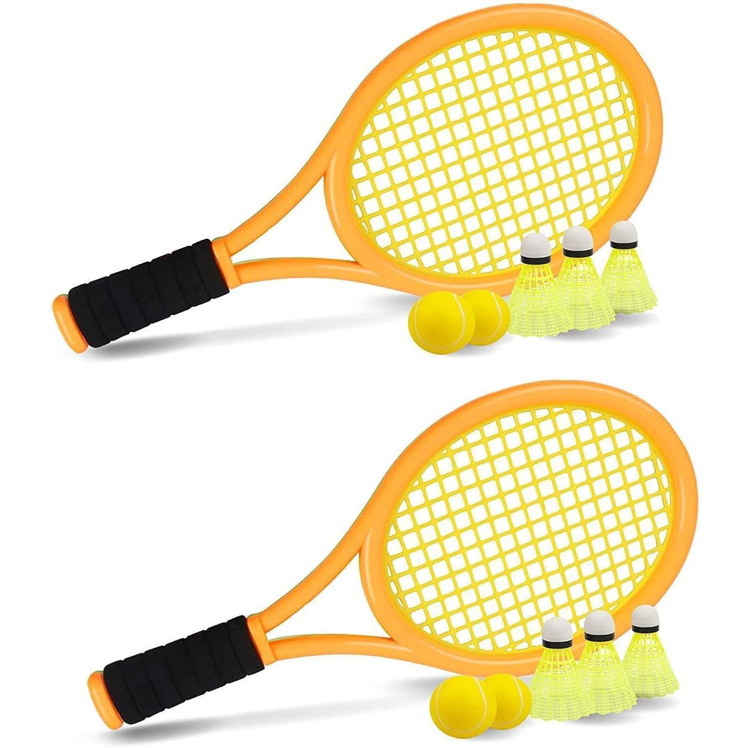 LuxusKollektion Ballkorb Kindersportset Tennis Badminton Orange Grün (1 St)