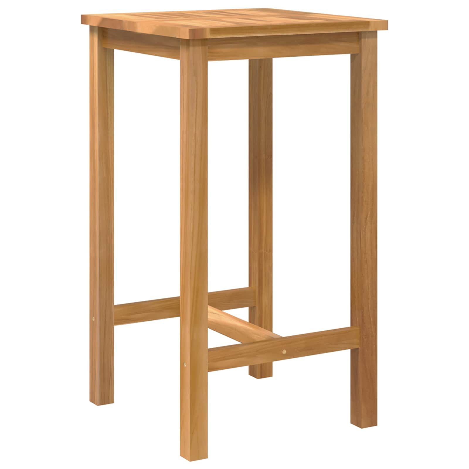 vidaXL Gartenlounge-Set Outdoor Bar Set 3 Stk. Unbehandelt Massivholz, (3-tlg)