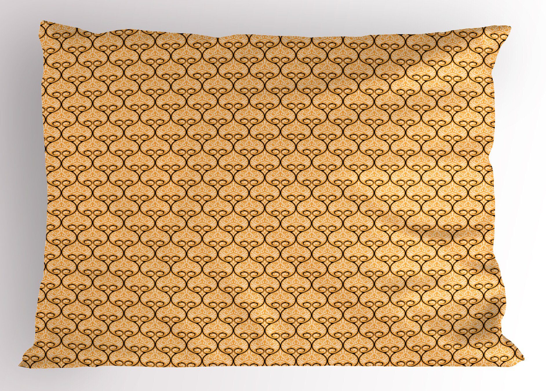 Dekorativer Kissenbezug, Size (1 Stück), ornamentale Kunst Standard Gedruckter Abakuhaus King Details Kissenbezüge