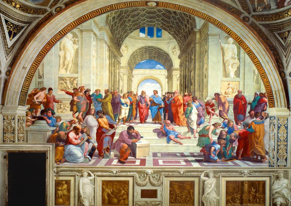 Bluebird Puzzle Puzzle Raphael - The School of Athens, 1511, Puzzleteile