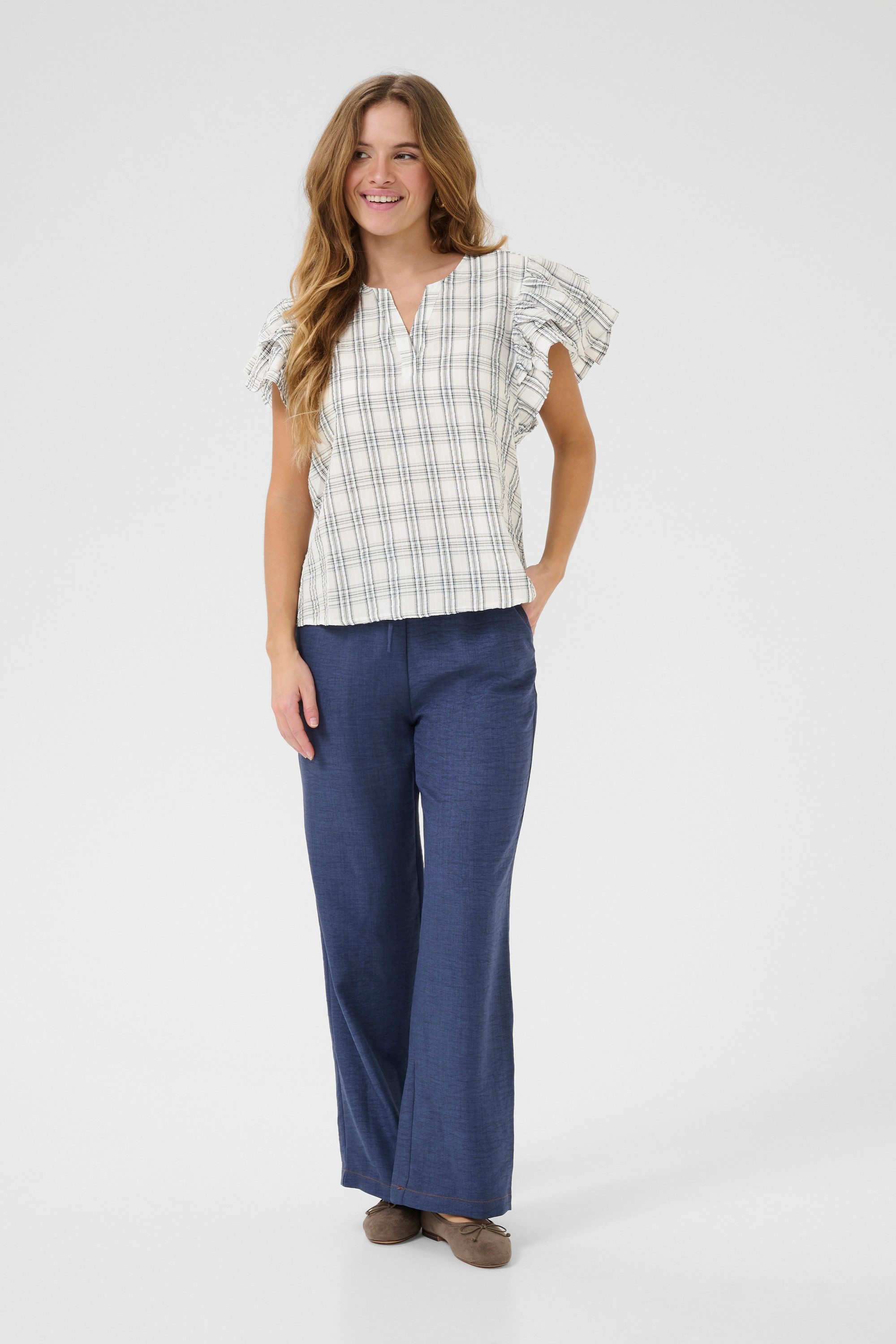 Kurzarmbluse Kurzarm-Bluse CUcalista