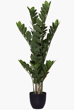 Kunstpflanze Kunstpflanze Glücksfeder Zamioculcas künstlich ZAMI - 40x100 cm, VIVANNO, Höhe 100 cm