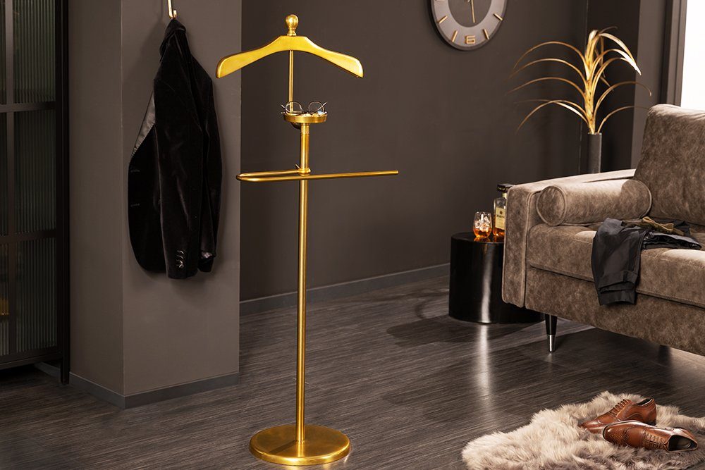 riess-ambiente Garderobenständer VALET 130cm gold, (Einzelartikel, günstig online kaufen