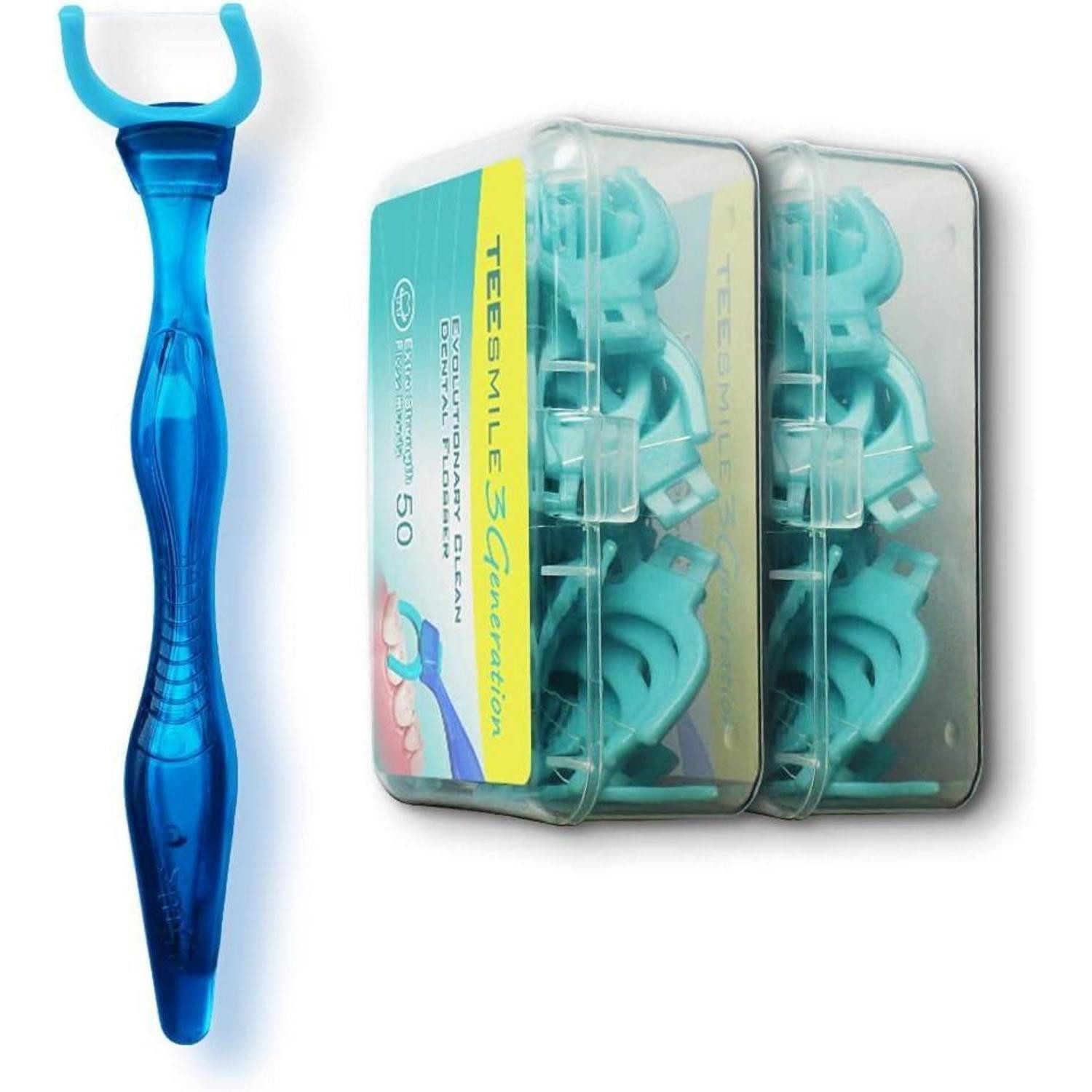 LuxusKollektion Zahnseide Evolutionary Clean Zahnseidenhalter Aufsteckköpfe Set 101-teilig