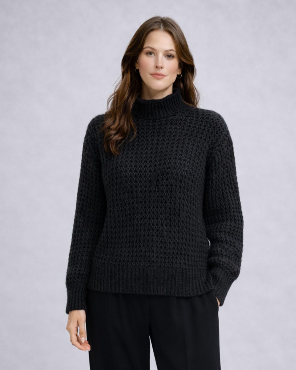 ITALY VIBES Strickpullover - Grobstrickpullover - Pullover Damen - Wollstrickpullover