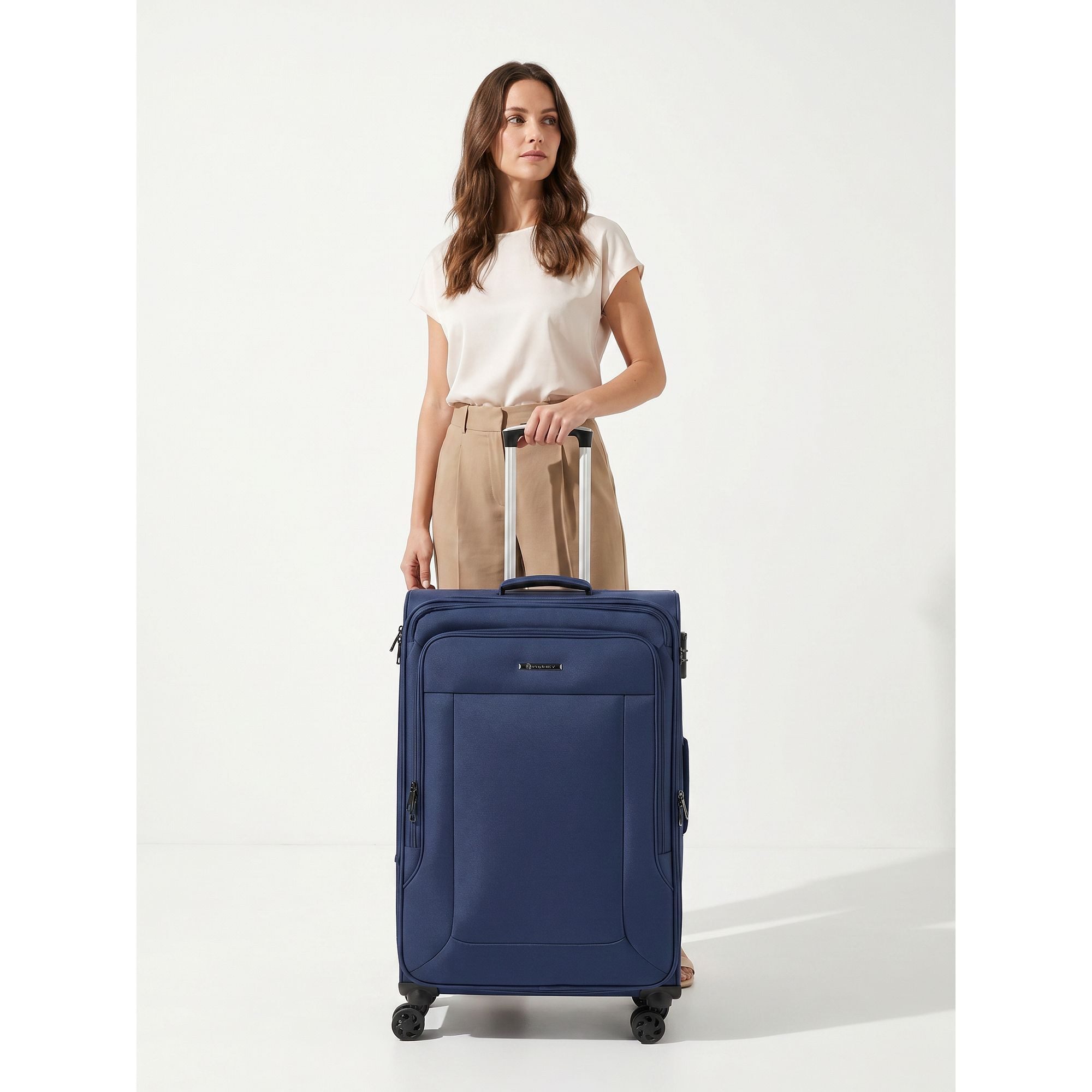 Franky Weichgepäck-Trolley Melbourne 3.0, 4 Rollen, Polyester