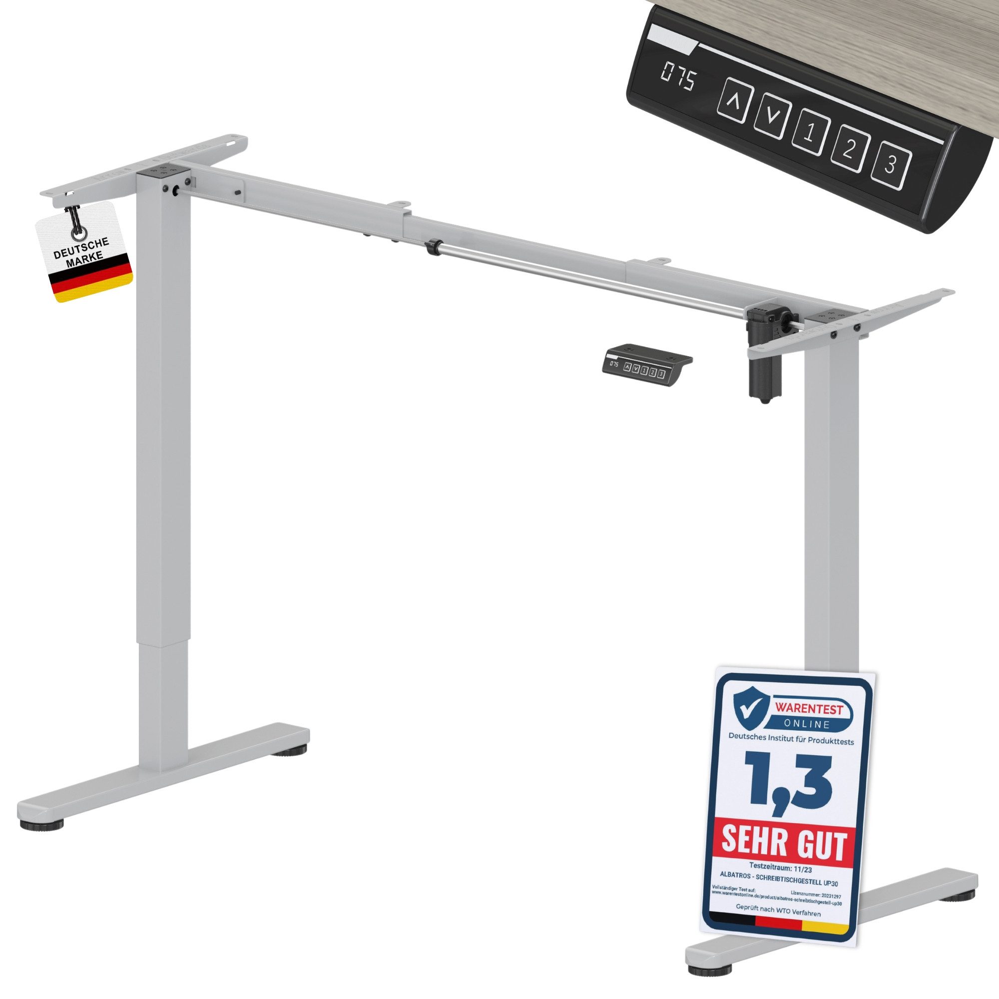 Albatros International Schreibtisch Albatros elektrisch höhenverstellbares günstig online kaufen