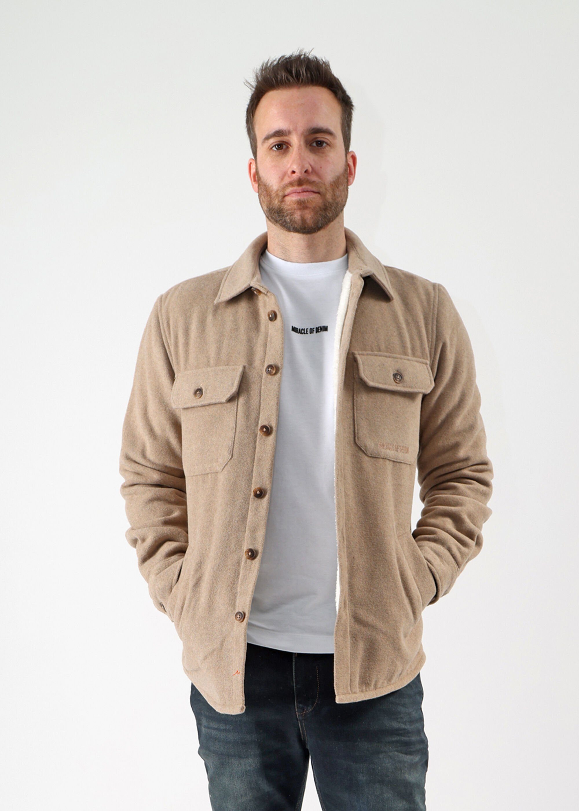 Miracle of Denim Blouson in lässig bequemer Passform Beige