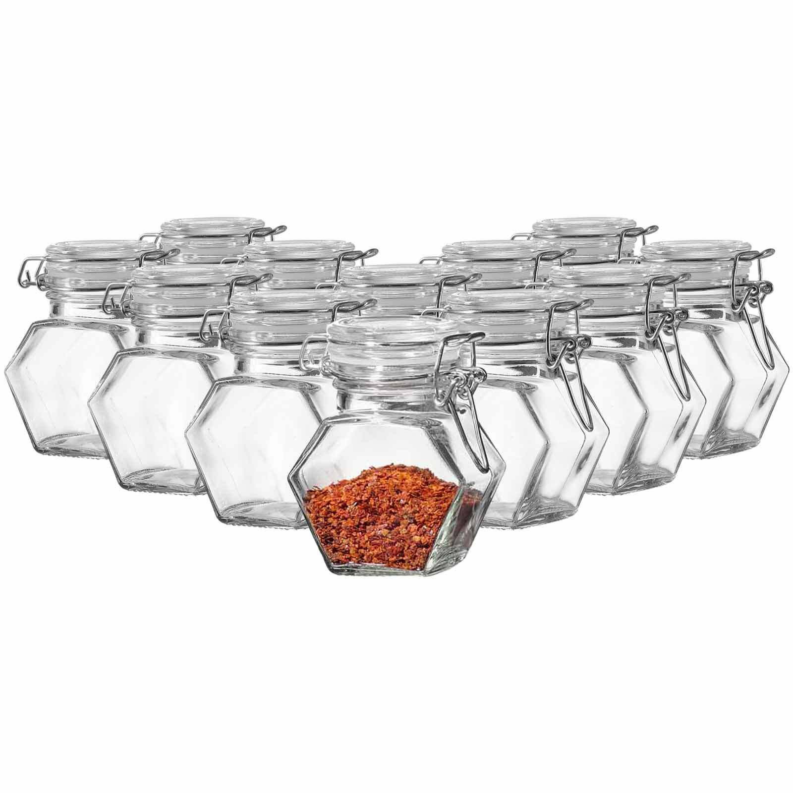 Ritzenhoff & Breker Vorratsglas Spicy Vorratsgläser 130 ml 12er Set, Glas, (12-tlg)