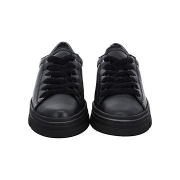 Ara Canberra - Damen Schuhe Sneaker Schnürer Glattleder schwarz
