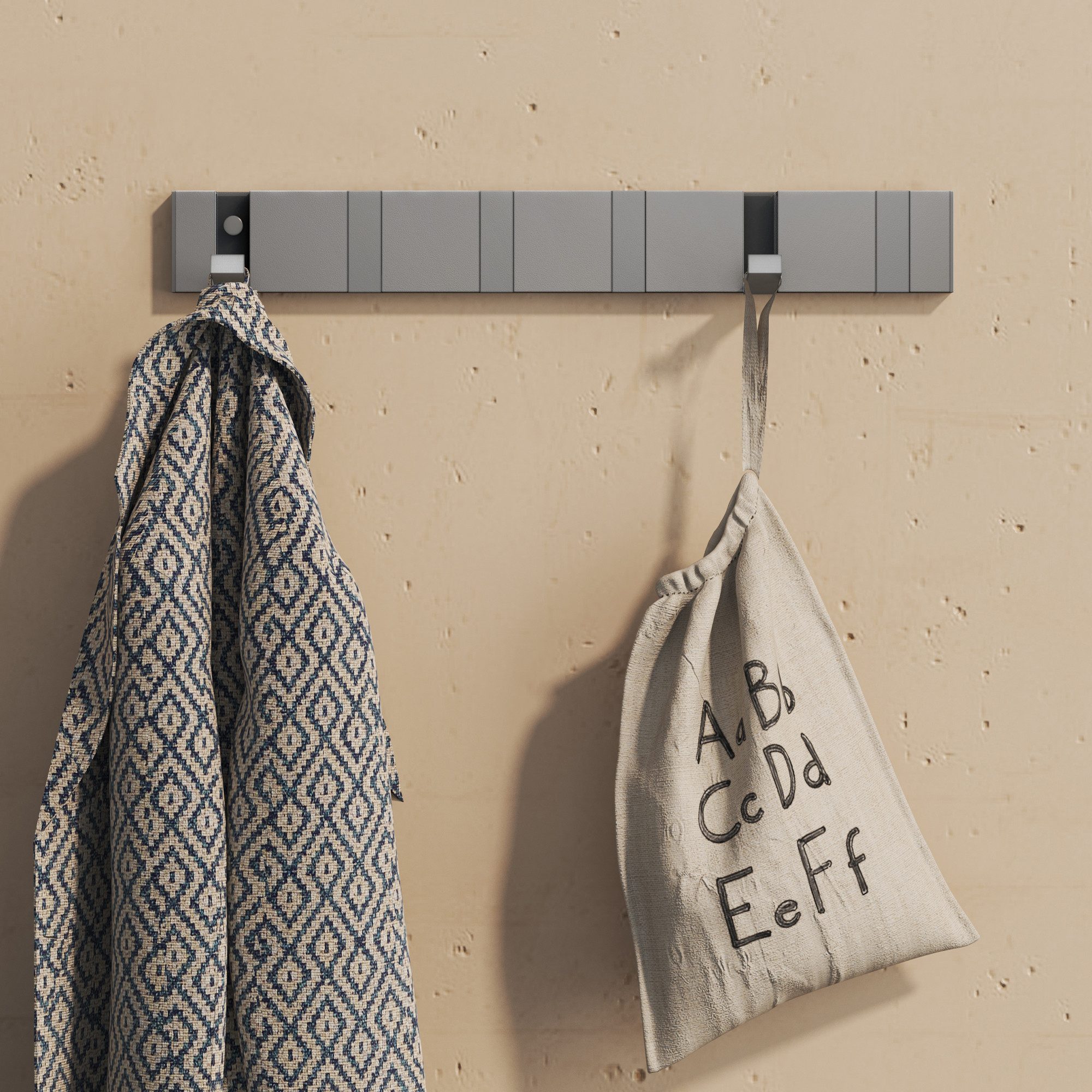 doporro Wandgarderobe Garderobenhaken Wandhaken Garderobenleiste aus günstig online kaufen