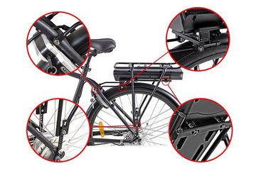 PowerSmart Fahrrad-Gepäckträger LEB37TPV67B 406.6202537671 (Elektrofahrrad eBike Gepäckträgersitz 700C, 28), Fahrrad-Heckträgersitz