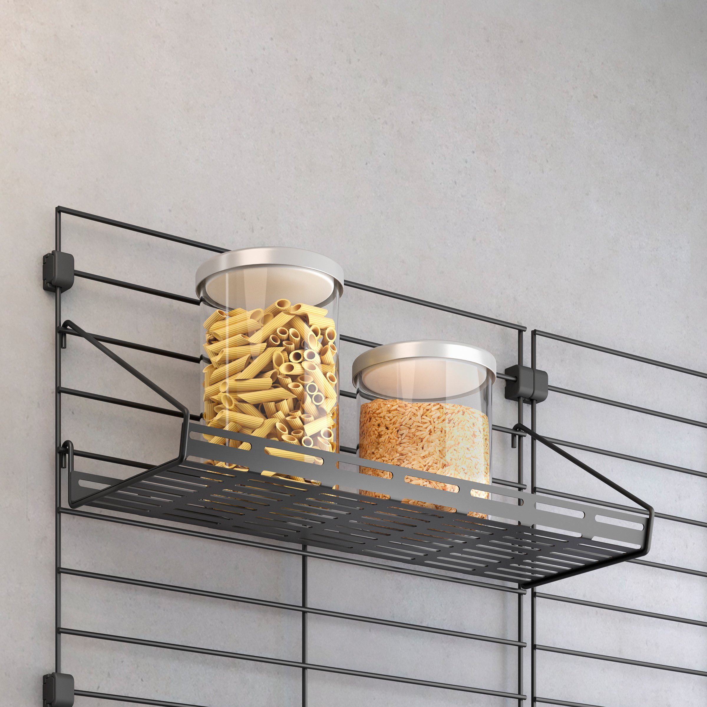 Metaltex Ablageelement Mural line, 1-tlg., Eisenblech