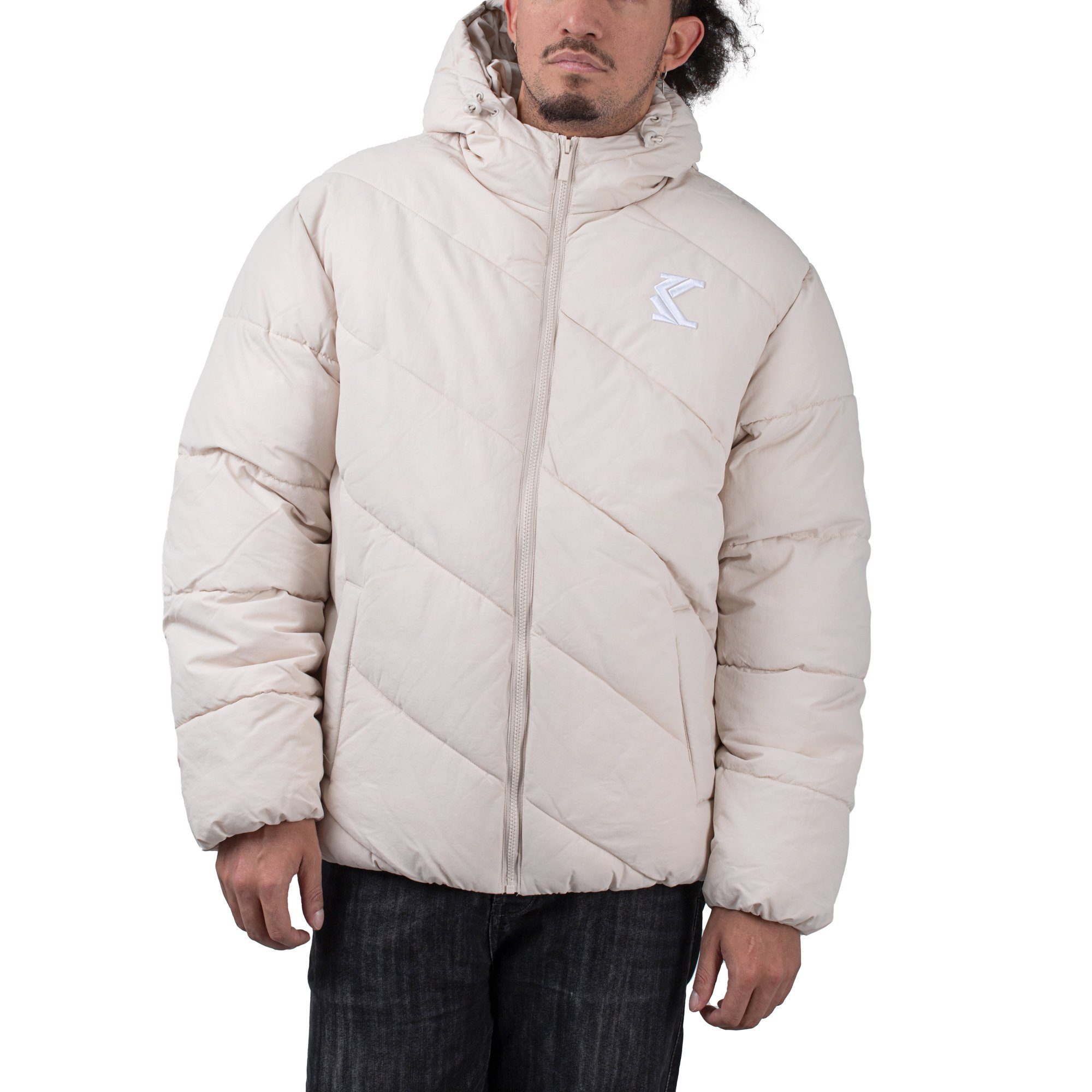 Allwetterjacke Karl Kani Herren KM224-022-2 KK OG Hooded Puffer Jacket