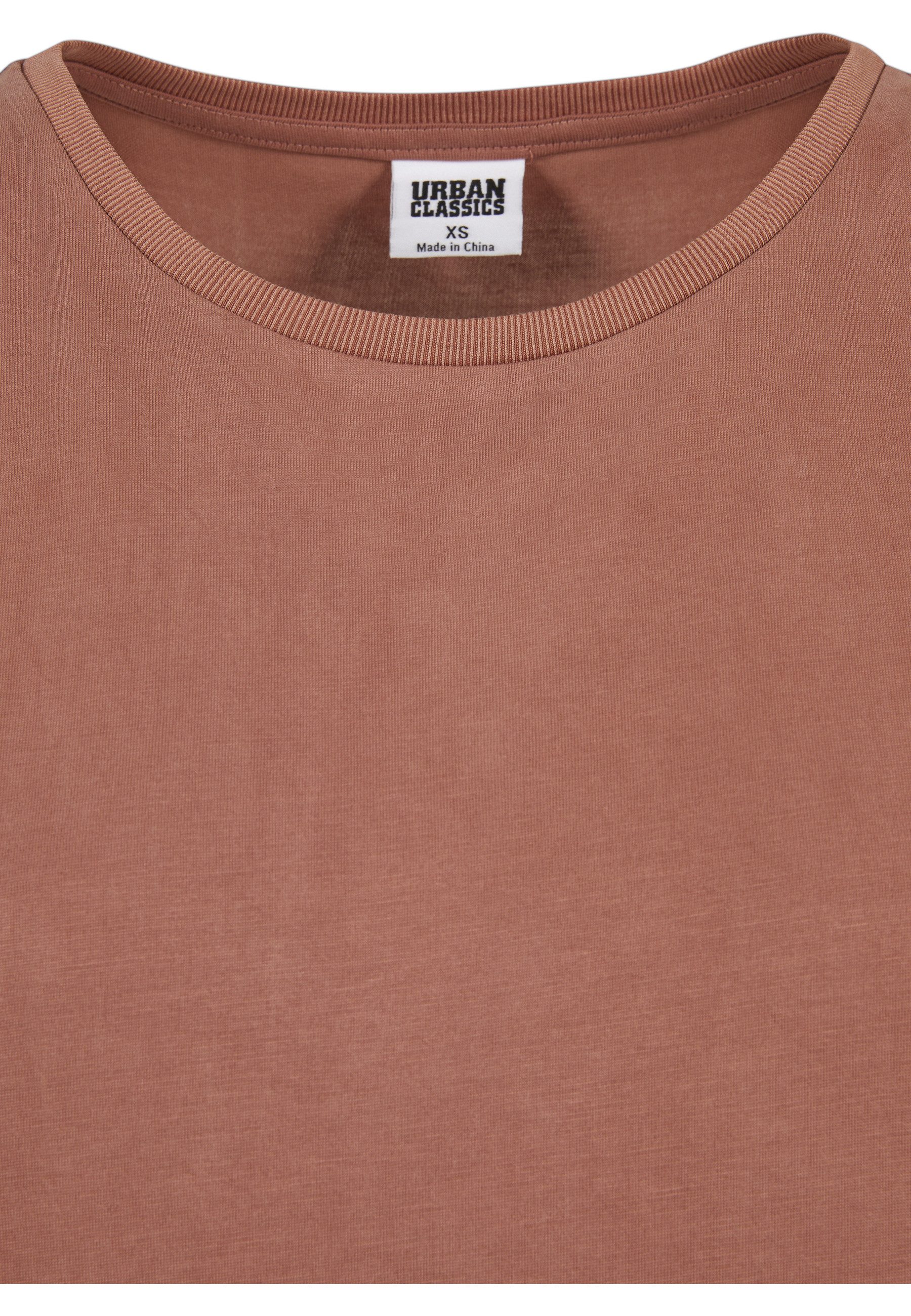 URBAN CLASSICS Kurzarmshirt Urban Classics Damen Ladies Modal Extended Shoulder Tee (1-tlg)