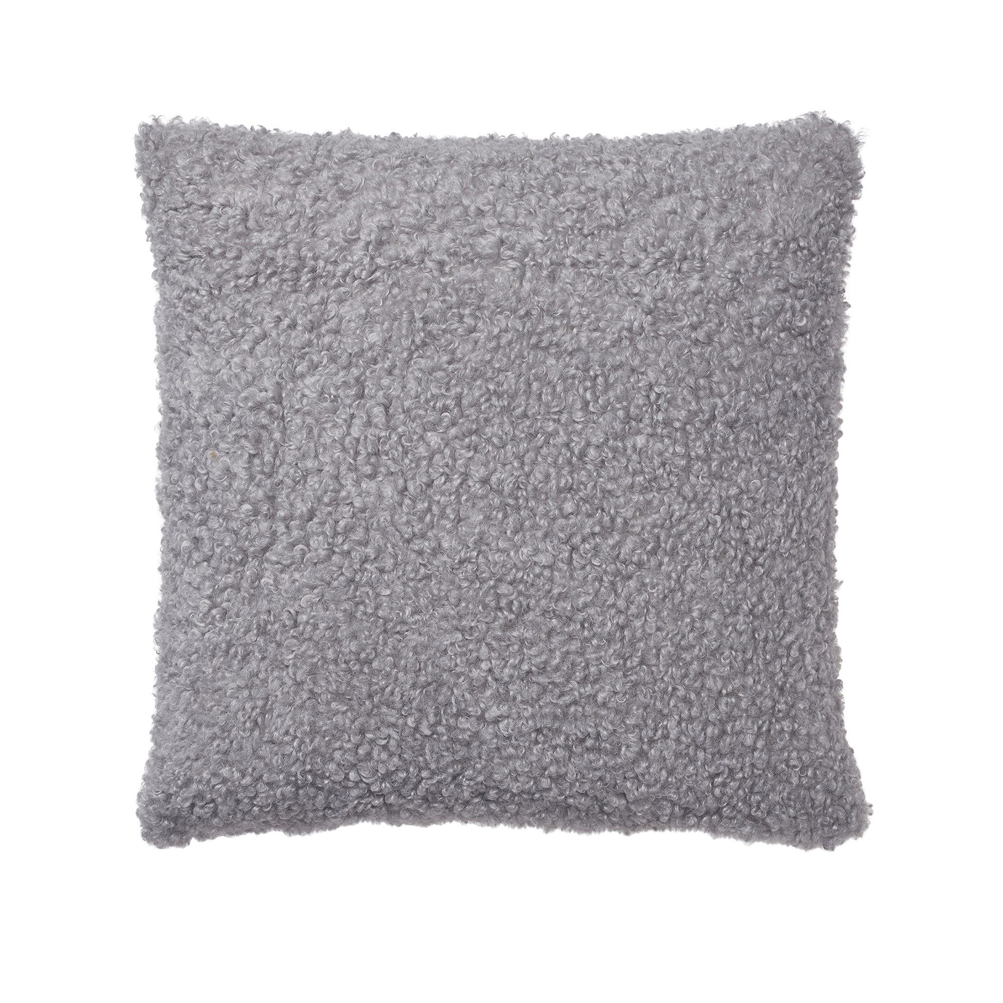 blomus Kissenhülle -TEDDY- Kissenbezug, Dekokissen, Kuschelkissen, Wohnkissen modern, Flauschig, inkl. Trageschlaufe, inkl. Filzgleitern