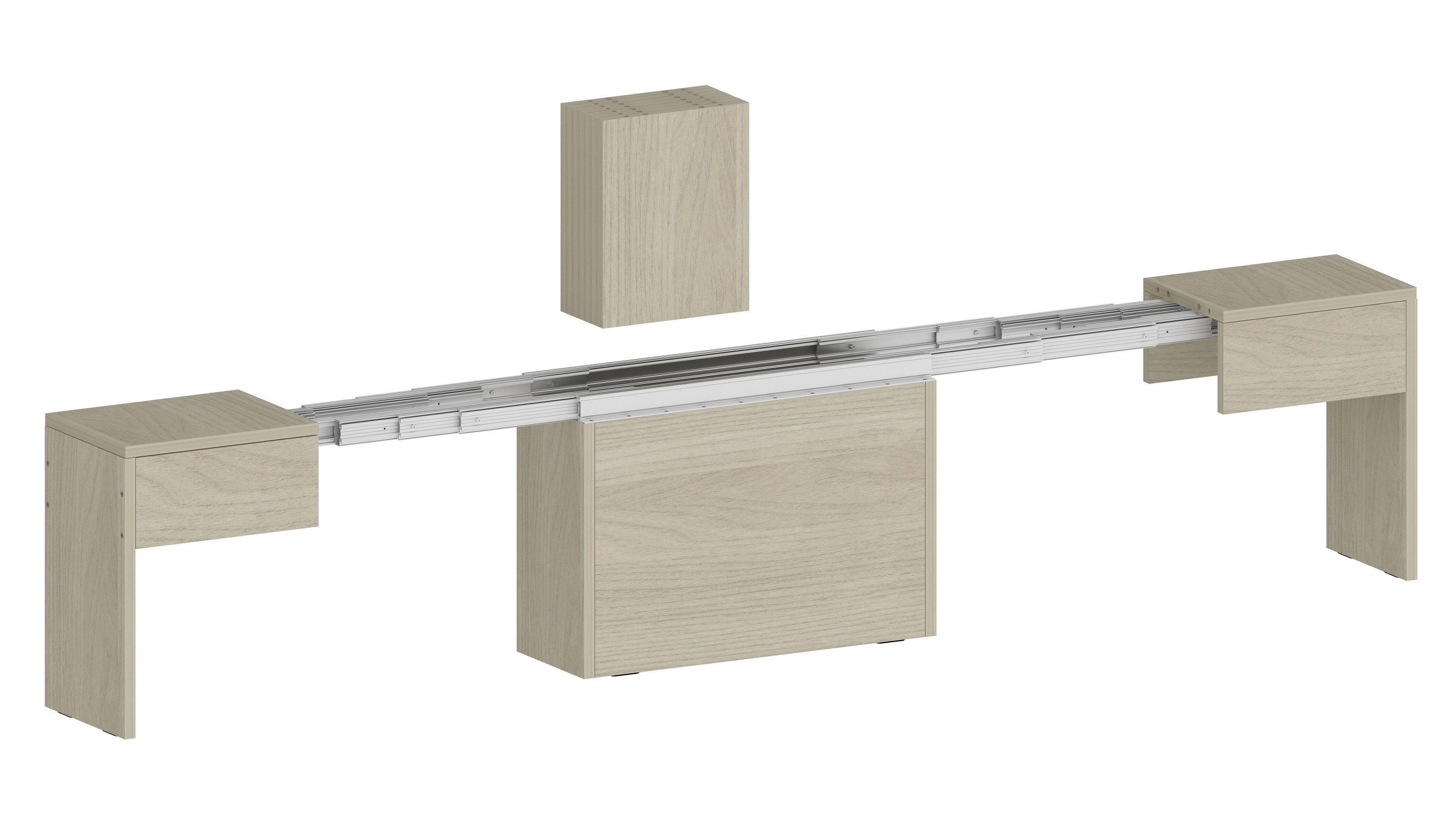 freiraum Essbank Pachino, in Ulme - 66/290x45x25cm (BxHxT)