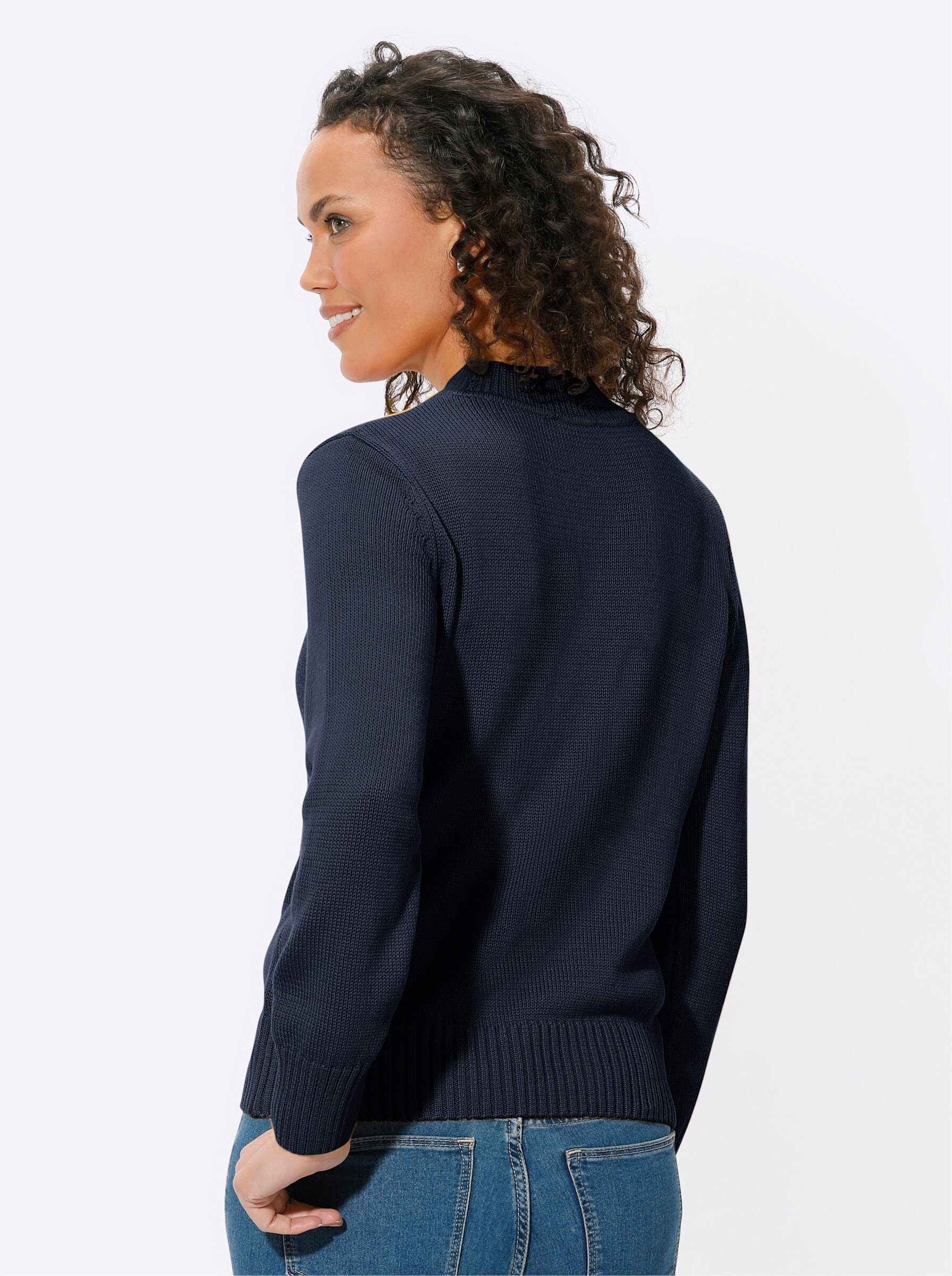 Casual Looks Stehkragenpullover "Pullover" günstig online kaufen