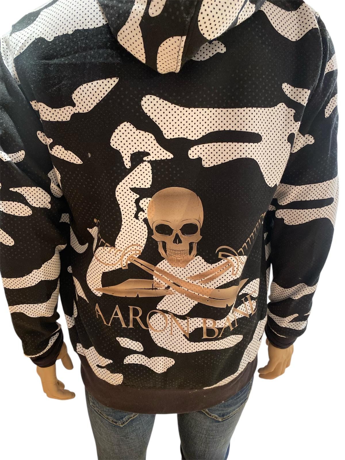 Aaron Bane Kapuzensweatjacke Aaron Bane Camouflage Zipper Hoodie Kapuzenjacke Limitiert bis 10 XL