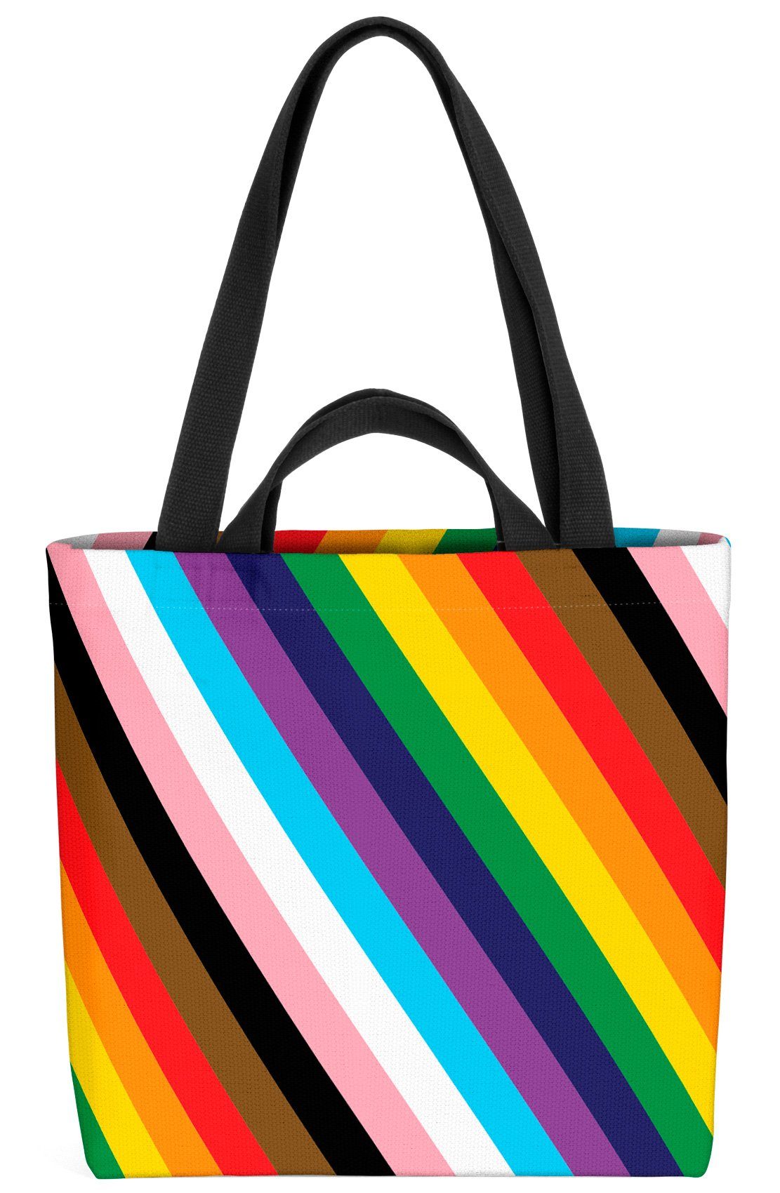 VOID Henkeltasche (1-tlg), gestreift flag Gay Stripes Fahne Flagge Streifen pride p Farben Pride