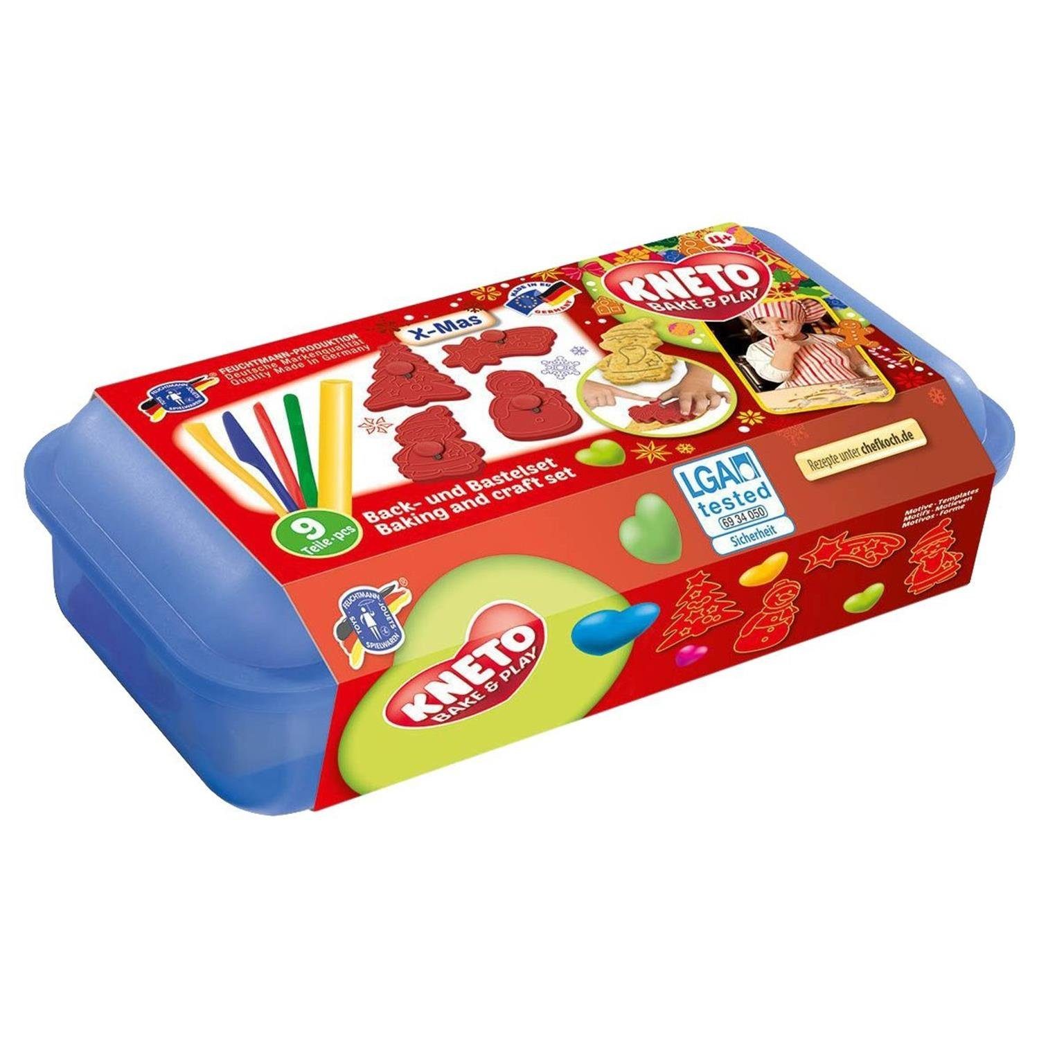 Feuchtmann Knete 621.9051 Kneto Window Clay - Knet- und Backset Weihnachten