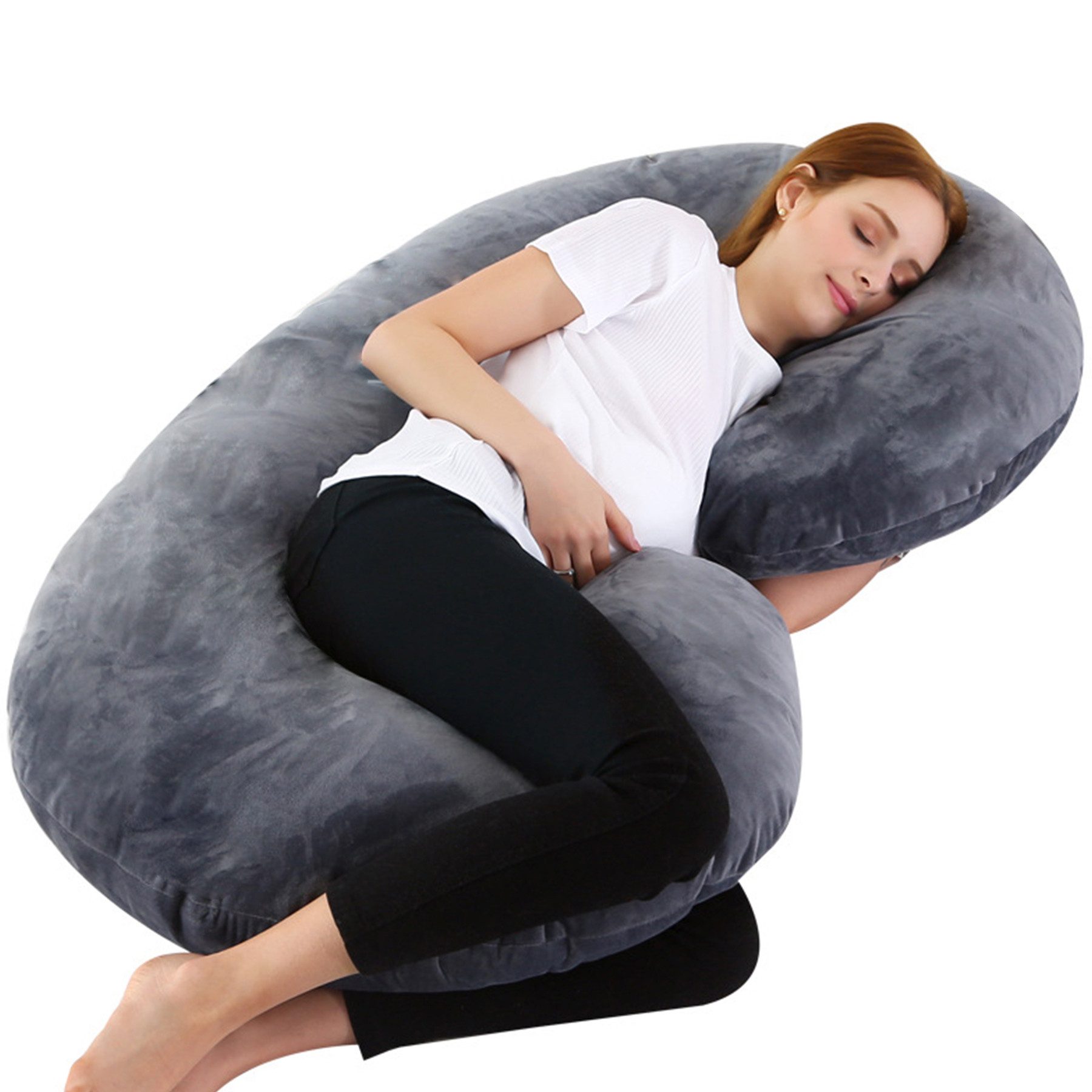 CALIYO Seitenschläferkissen Schwangerschaftskissen Stillkissen, C-förmige, günstig online kaufen