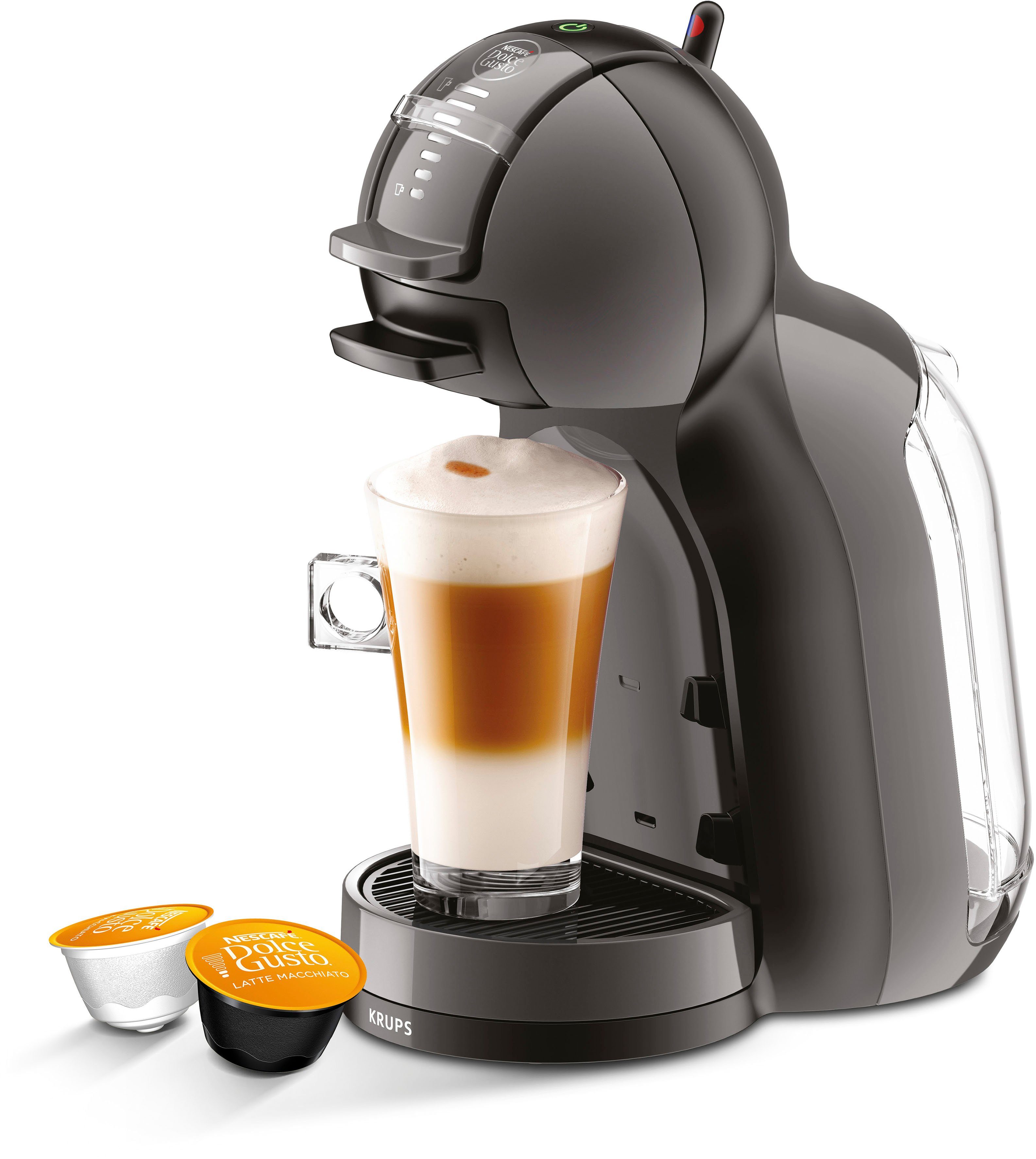 automatische Play Dolce & Kapselmaschine Select-Funktion, Abschaltung Gusto® Mini NESCAFÉ® Me, samtige KP1208 Crema,