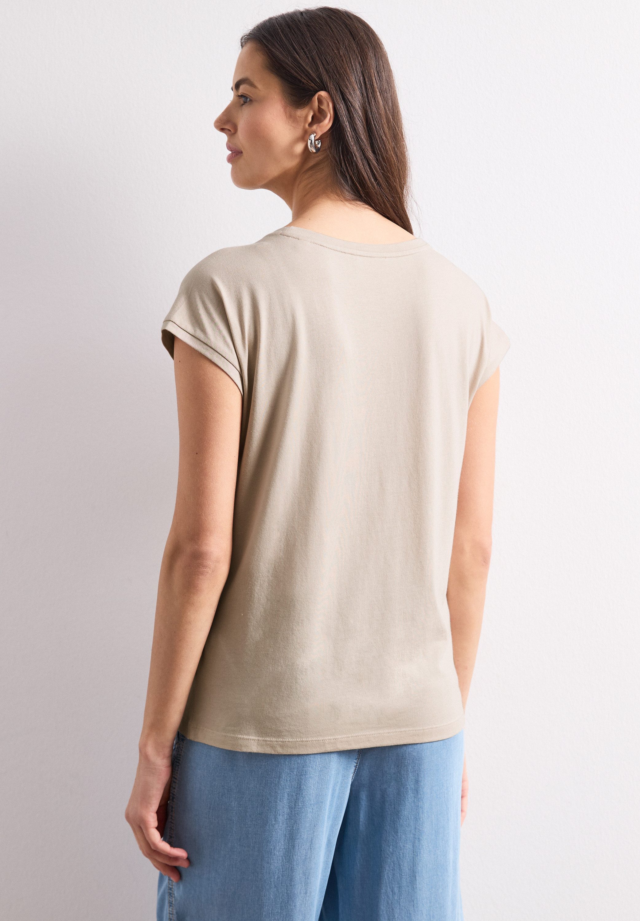 STREET ONE Print-Shirt aus softem Materialmix – Bild 2 von 5