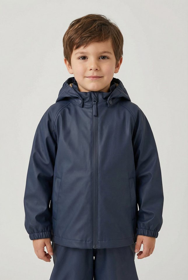 WHEAT Regenjacke Rainwear Charlie (Set, 2-St) wasserdicht, mit Reflektoren und mit passender Latzhose