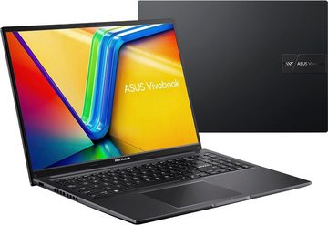 Asus Vivobook 16 Laptop Notebook (AMD Ryzen 5 7530U, Radeon, 512 GB SSD, FHD IPS Display 16GB RAM AMD Radeon Windows 11 QWERTZ Tastatur Schwarz)