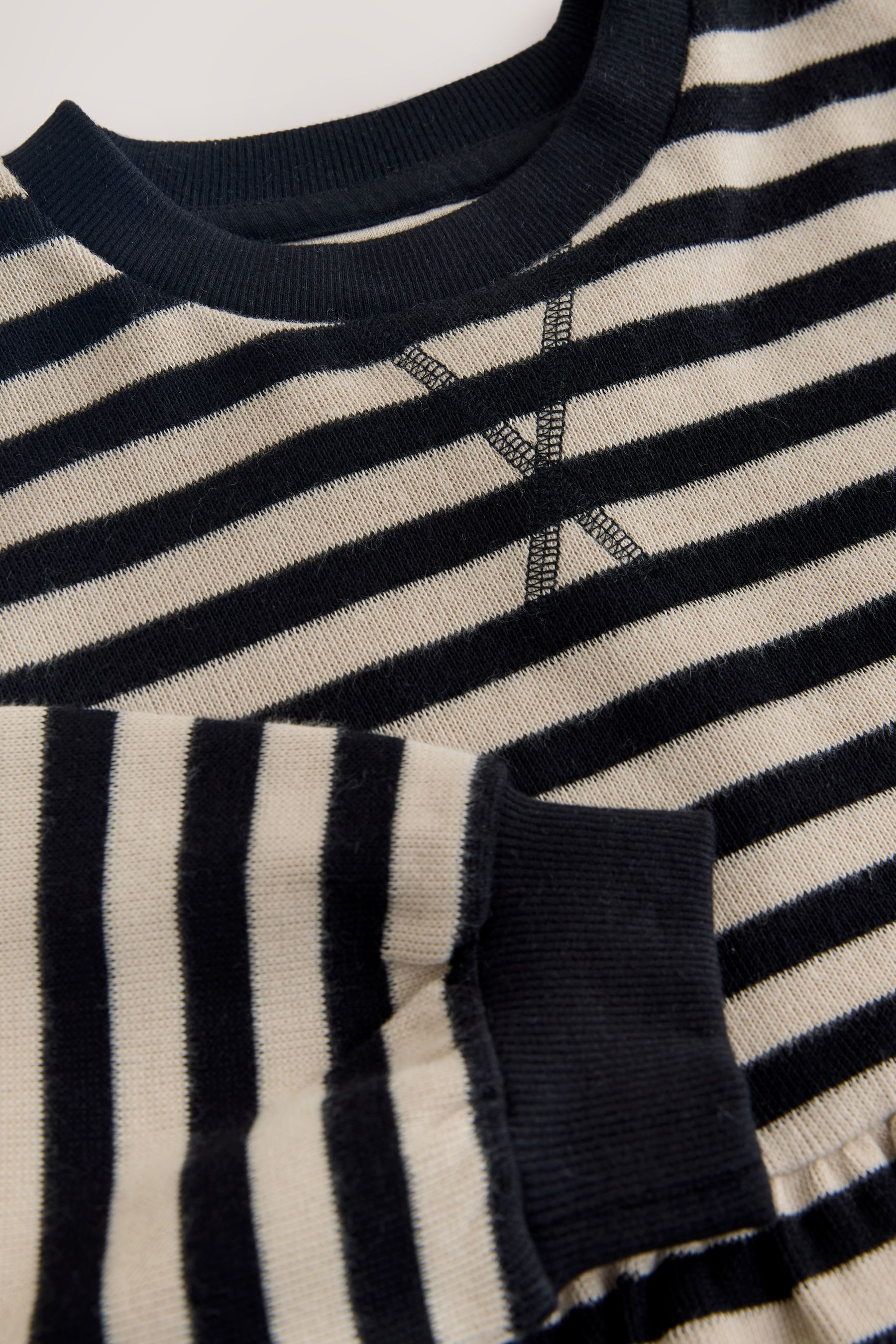 Next Sweatkleid Gemütliches Pulloverkleid mit Rippenstruktur (1-tlg)