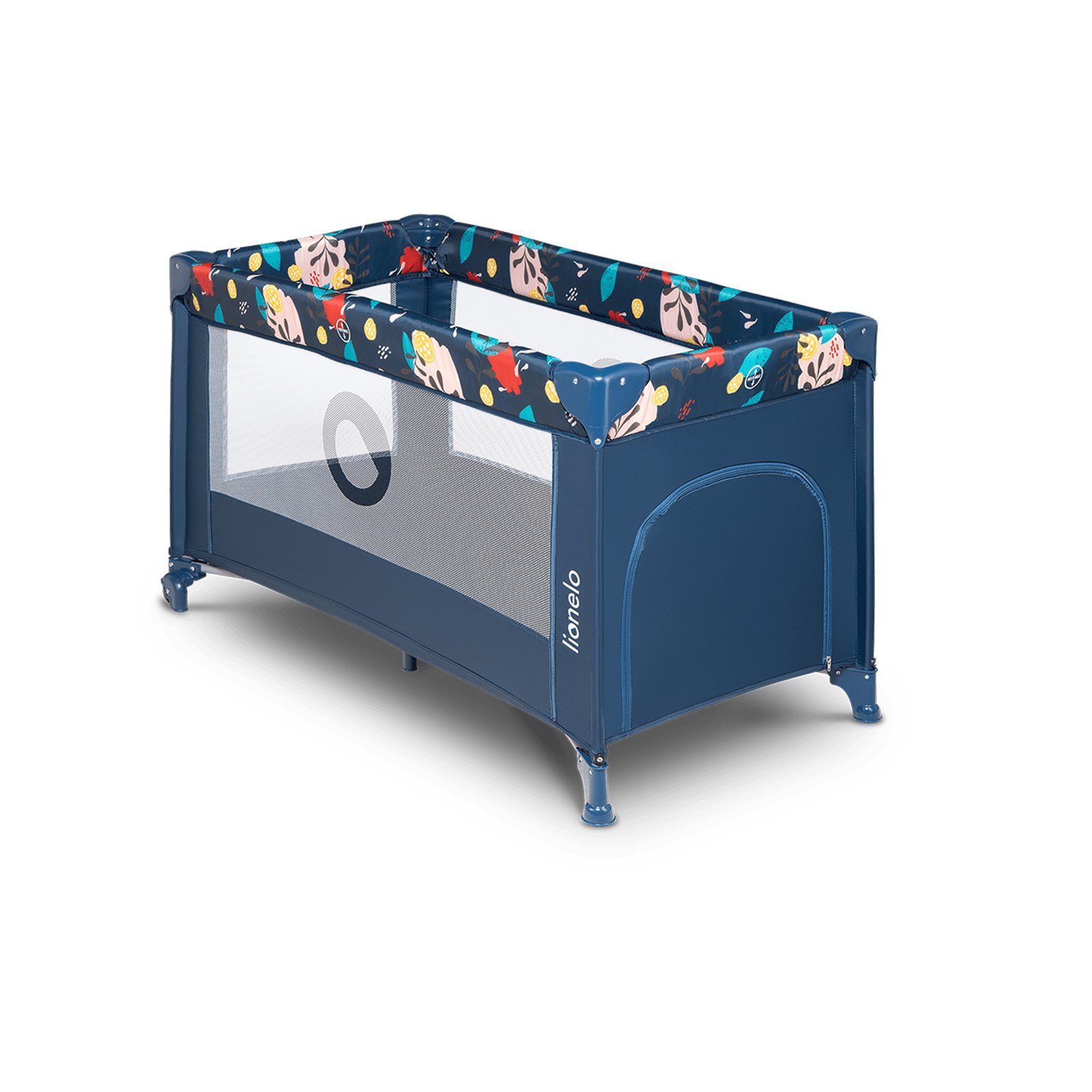 lionelo Baby-Reisebett Stefi, 120x60 cm Tragetasche  Klappbaren  Seiteneingang