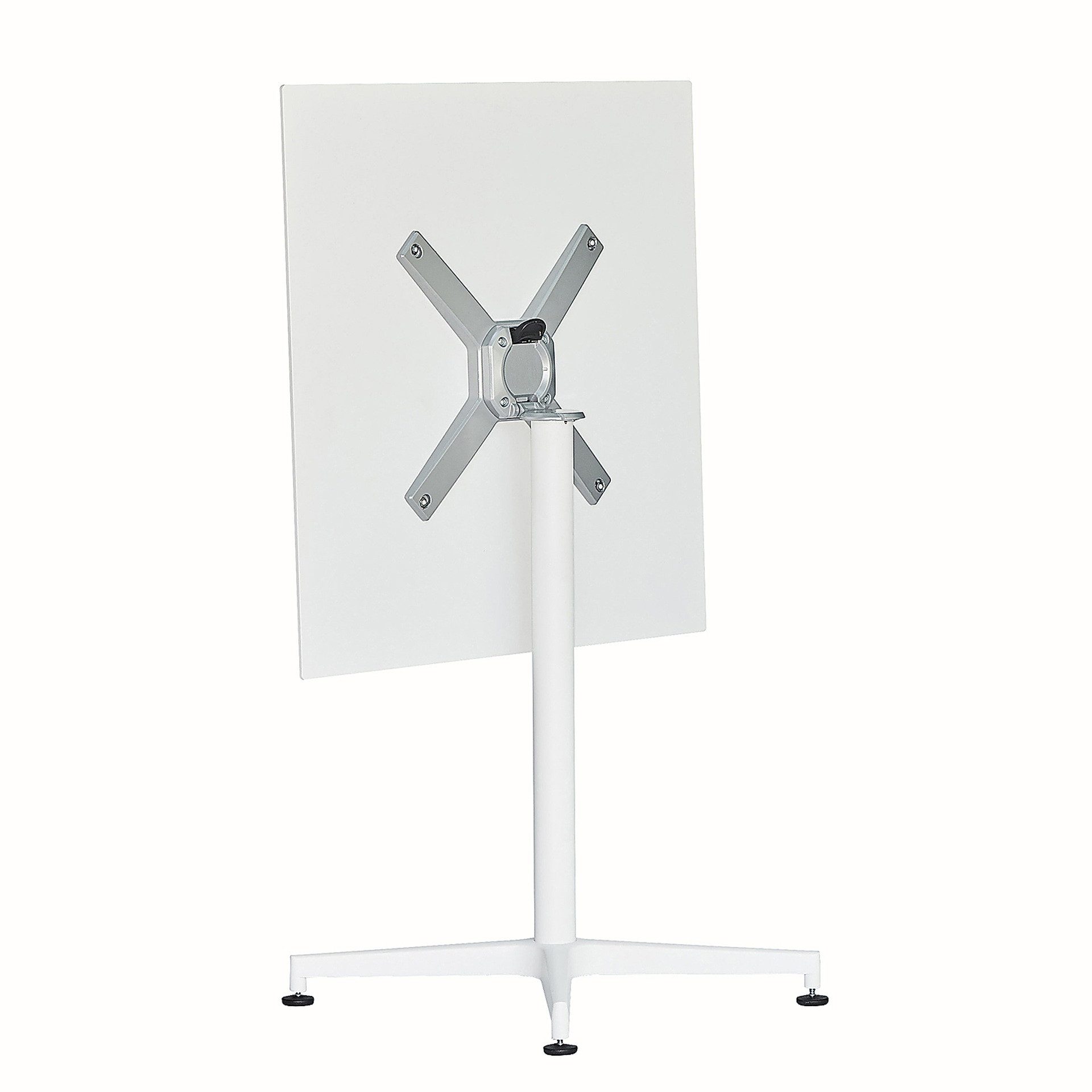 Fiam Esstisch Vega aus Aluminium, Weiß, Geeignet für 4 Personen