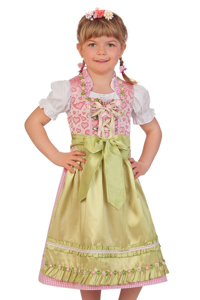 KRÜGER KIDS Dirndl Kinderdirndl 3tlg. - NICA - rosé
