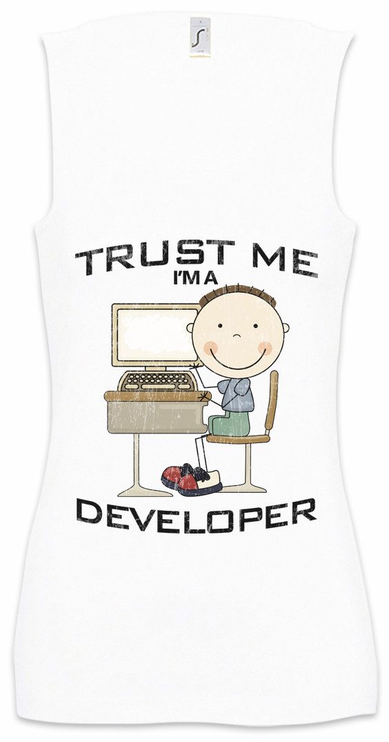 Tanktop Trust Me I'm A Developer Ärmelloses Damen T-Shirt Software Entwickler