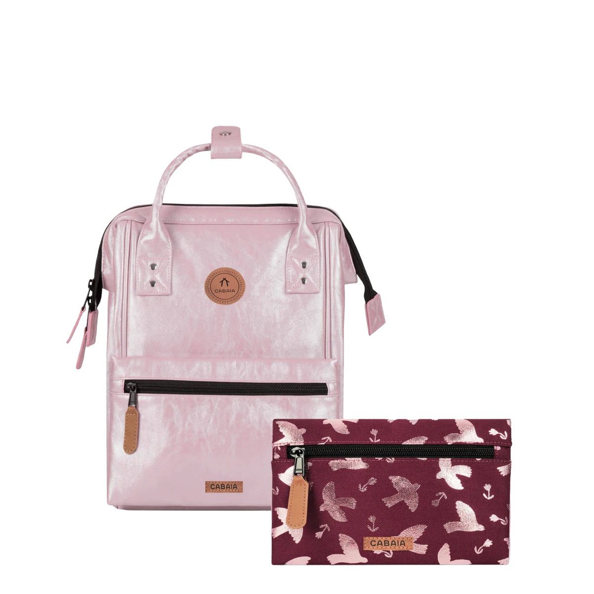 CABAIA Rucksack Small Scilla (kein Set), Tagesrucksack mit austauschbaren Vordertaschen