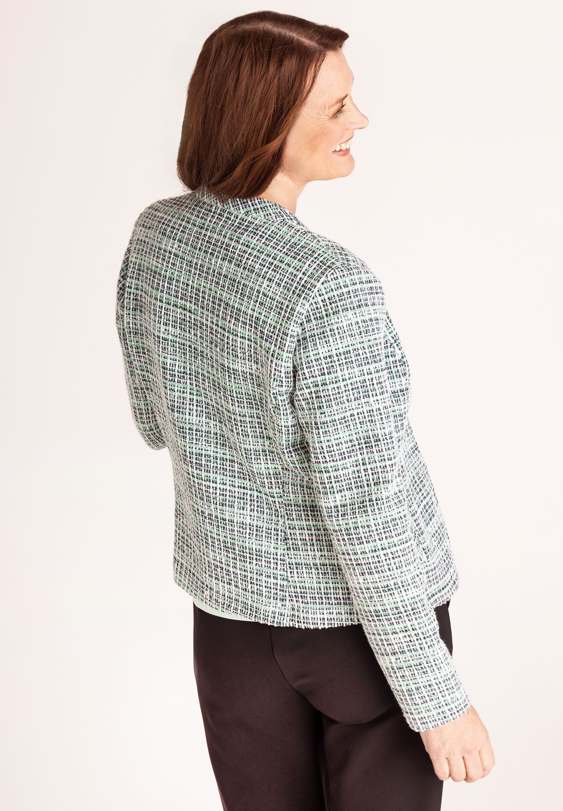 FRANK WALDER Jackenblazer mit markantem Zipper