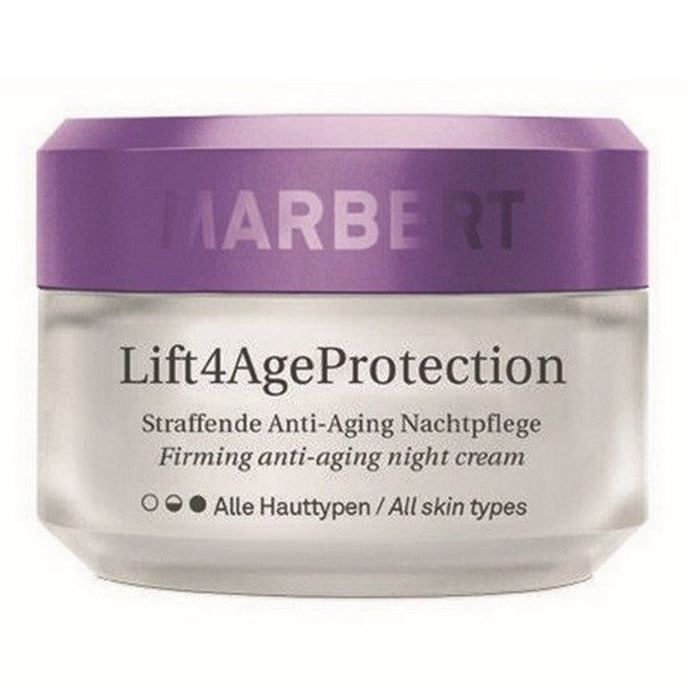 Marbert Anti-Aging-Creme Lift 4 AgeProtection Nachtpflege Night Cream 50 ml